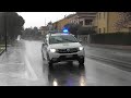 Polizia locale di san costanzo in emergenza  italian local police car in emergency