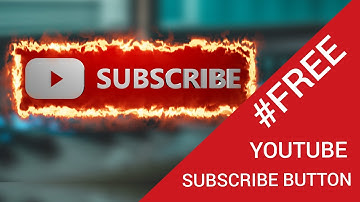 Button is on fire -  subscribe button animation