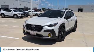 2026 Subaru Crosstrek Hybrid For Sale in City Limits Subaru T8251505