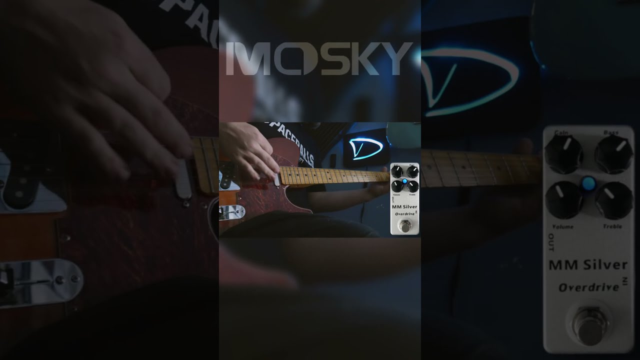Mosky MM Silver Overdrive Pedal | Timmy Clone - YouTube