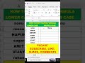 How to use Proper Formula in excel #shortvideo #shortsfeed #trending #video #video #youtube #formula