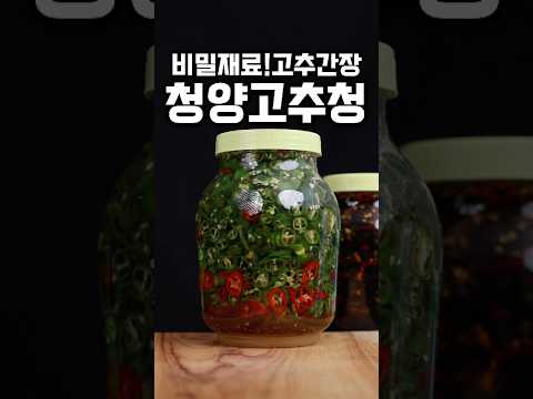 [⭐️100만⭐️] 매실청때려잡는 청양고추청 #shrots thumbnail