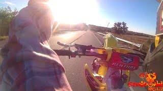 BACK TO BACK TO BACK MILE AND A HALF DIRT BIKE WHEELIES - READ DESCRIPTION