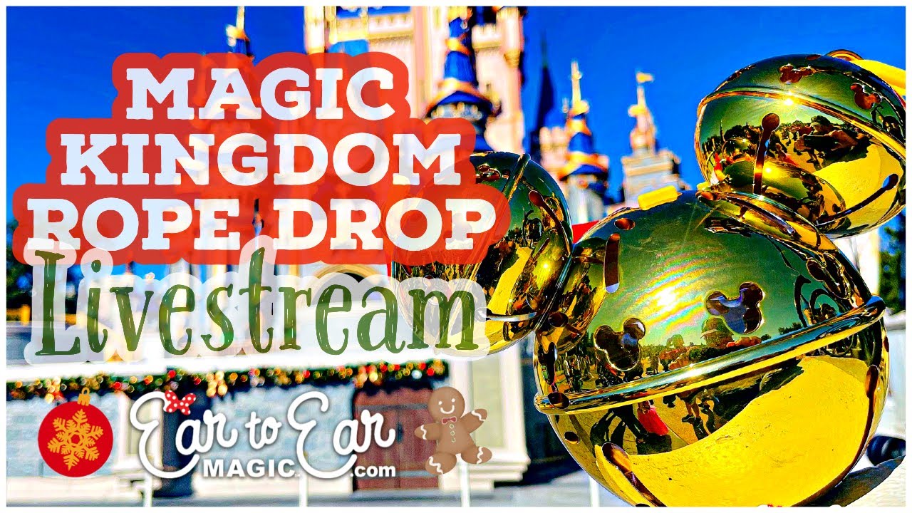 🔴 LIVE Rope Drop Magic Kingdom Livestream Disney World 12/6 YouTube