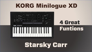 Korg Minilogue XD // 4 GREAT functions review and demo inc CV connectivity