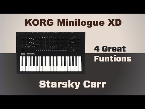 Korg Minilogue XD: 4 GREAT functions review and demo