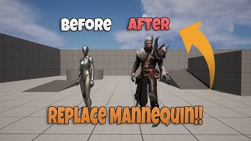 How to Replace Default Mannequin in UE5!