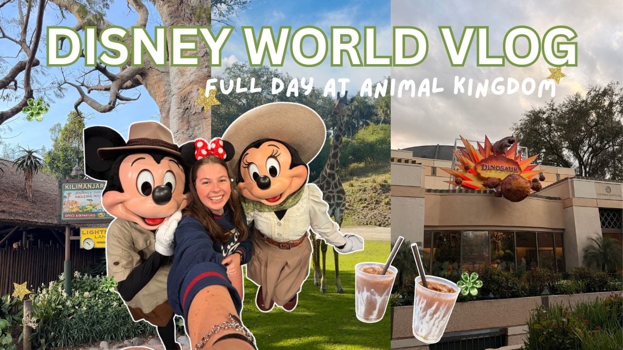 We Spent a FULL Day at Animal Kingdom... Here's What We Did 🌿🦕🦦☀️🏔️