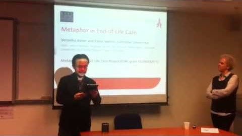 Metaphor in End-of-Life Care, Department of English Seminar