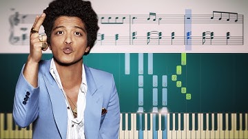 Bruno Mars - The Lazy Song - Piano Tutorial + SHEETS