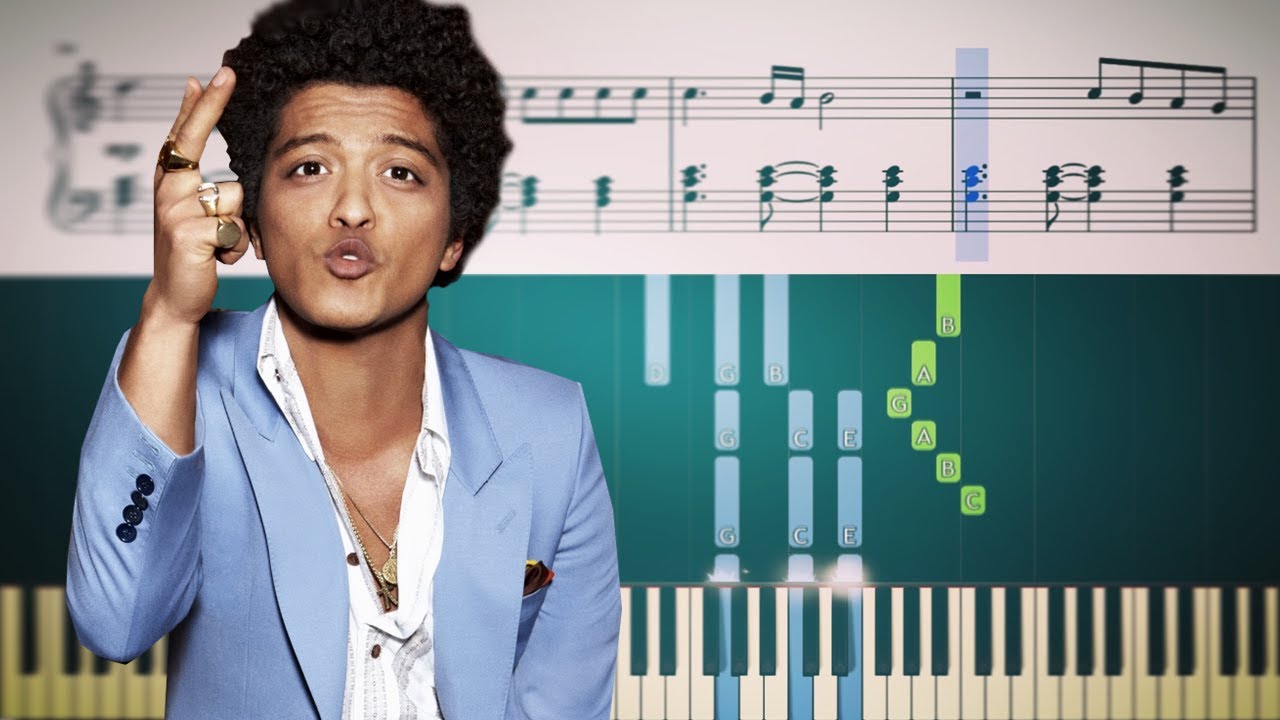 Bruno Mars - The Lazy Song - Piano Tutorial + SHEETS