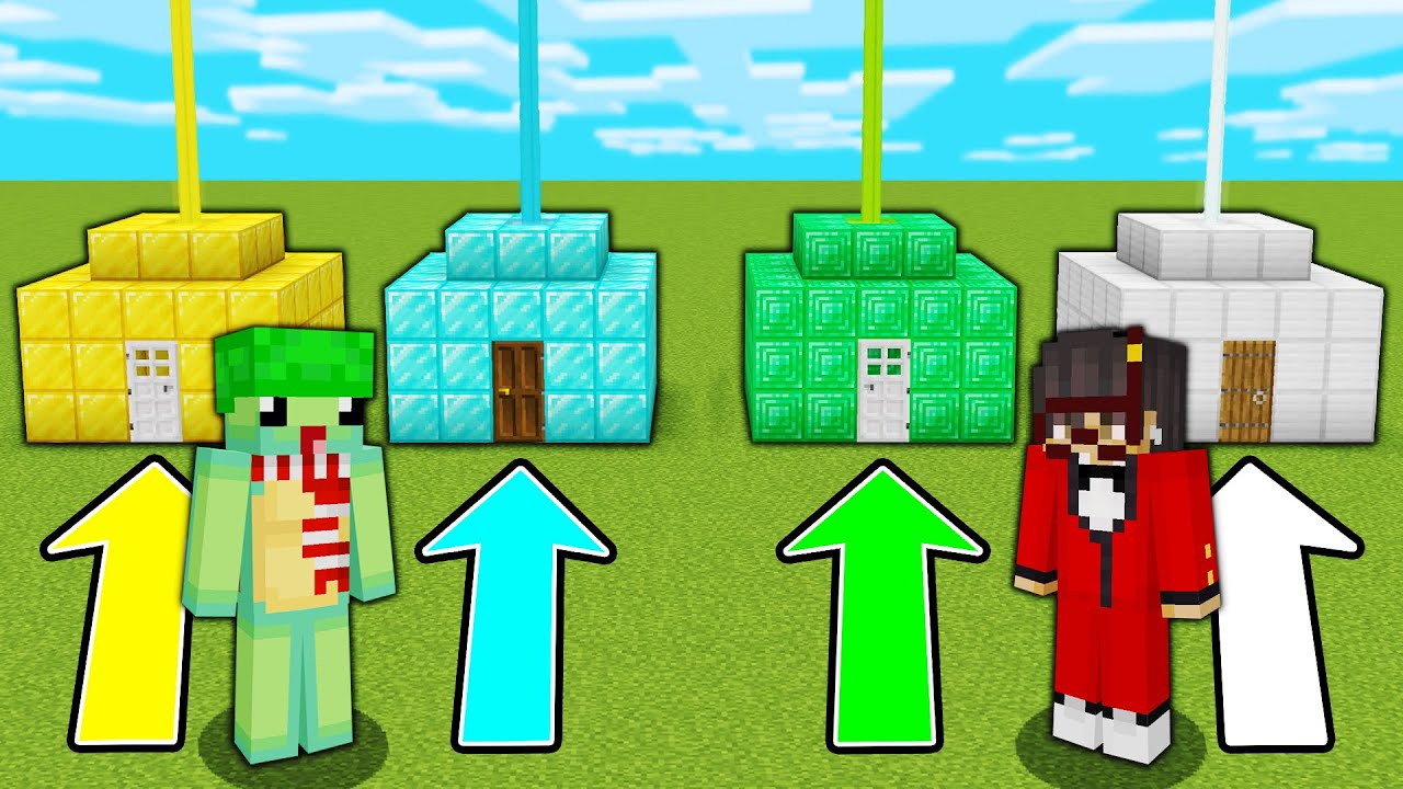 IF YOU CHOOSE THE WRONG HOUSE, YOU DIE! (Minecraft)