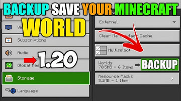 How to BACKUP Your Minecraft Worlds on ANDROID 😱 | How to Save Your Minecraft PE World Permanently