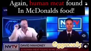 Human meat found in McDonald’s food??