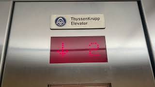 ThyssenKrupp Endura hydraulic shuttle elevator @ The Gabriel, Miami, FL