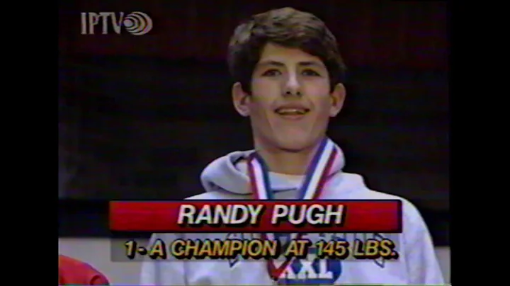 1995 Randy Pugh Wins State and Receives Award, Coa...