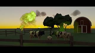 Low_Poly_(gas) Explosion in Blender Cycles using VDB created in Houdini