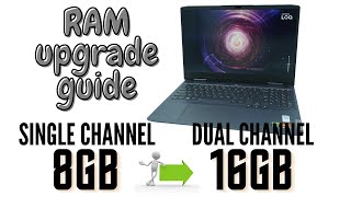 Lenovo LOQ 15 - RAM Upgrade Guide (8GB to 16GB)
