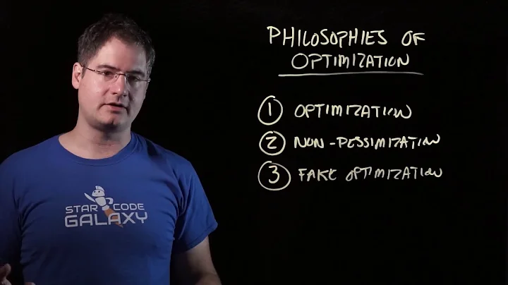 Refterm Lecture Part 1 - Philosophies of Optimization