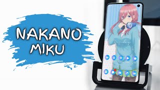Nakano Miku Theme - Tema Realme UI & Color OS 5 6 & 7 | Oppo & Realme Theme