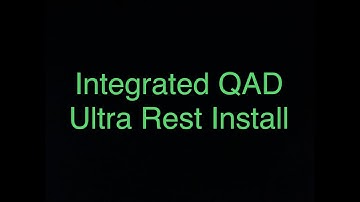Installing a Integrated QAD Ultra Rest