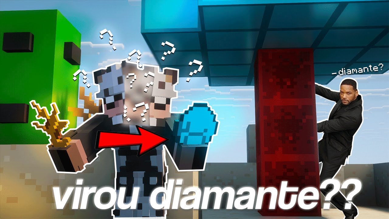 E se o MINECRAFT fosse TUDO ALEATÓRIO? (zerei) 🔥😮 ft:@BrenouuXL