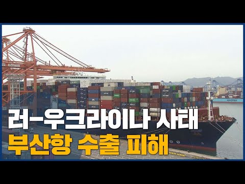 러-<strong>우크라이나</strong> <strong>사태</strong>, 부산항도 여파