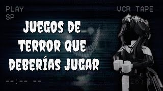 10 Horror Games You Should Play | Roblox