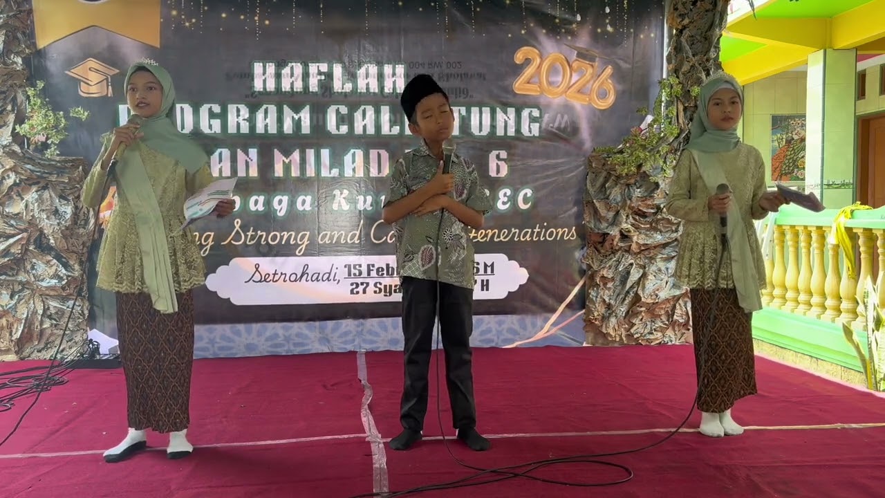 MC 3 bahasa | haflah milad program calistung 