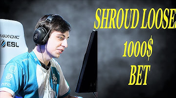 SHROUD LOSES 1000$  BET AND AWESOME PLAY BY SHROUD , S1MPLE AND JW | CS GO TWITCH CLIP