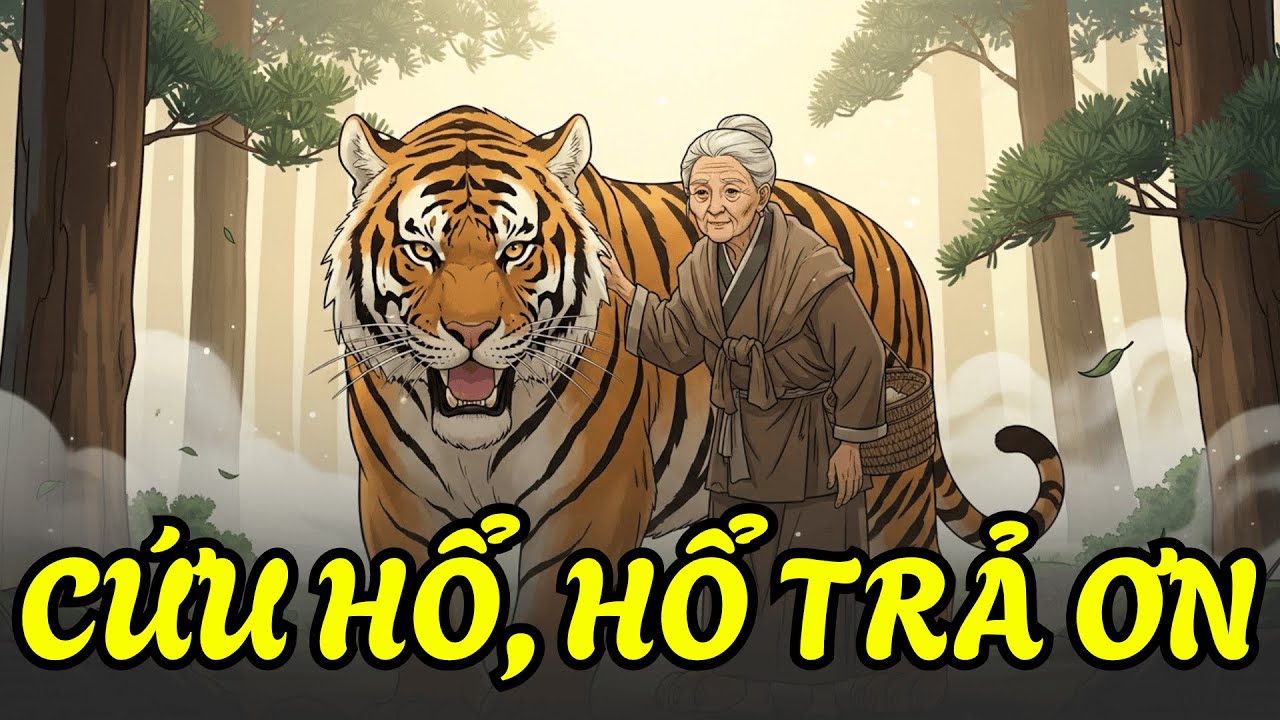 Bà Lão Nghèo và Con Hổ Dữ - Cứu VẬT, VẬT Trả ƠN | Câu Chuyện Nhân Quả Về LÒNG TỐT Được Báo Đáp