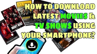 HOW TO DOWNLOAD LATEST MOVIES &TV SHOWS USING YOUR SMARTPHONES? | Full Tutorial screenshot 3