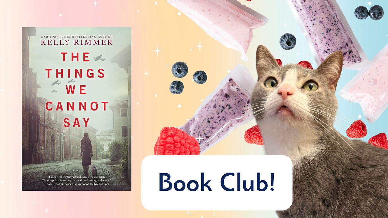 Bed Flailing, panicking cats, & The Things We Cannot Say Book Club | Books I Read with My Cat Ep 30