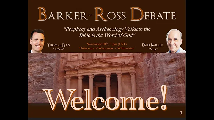 Dan Barker / Thomas Ross Debate: Bible Prophecy an...