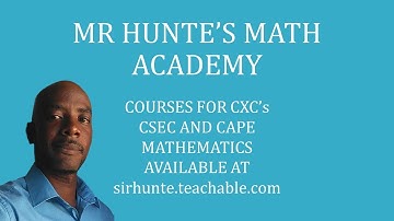 CAPE Pure Mathematics 2012 Unit 1 Paper 02 Question 1a