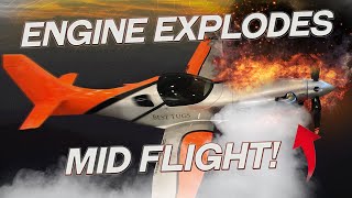 Engine Explodes In Flight  Turbulence will not be at Airventure 2023 | Turbulence Emergency