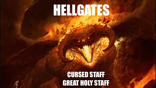 CURSED & GREAT HOLY STAFF - Hellgates - 2 vs 2 - PvP - ALBION ONLINE - Mobile Gameplay