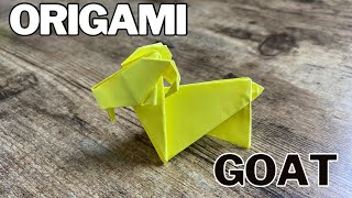 Easy Origami Goat: Mastering the Art of Paper Folding | Origami World | Fold Paper Animals Origami
