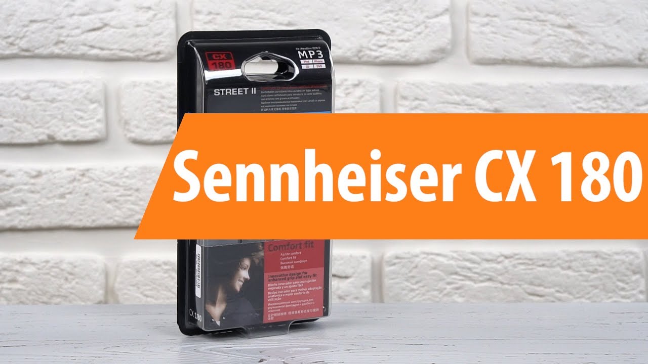 Распаковка Sennheiser CX 180 / Unboxing Sennheiser CX 180
