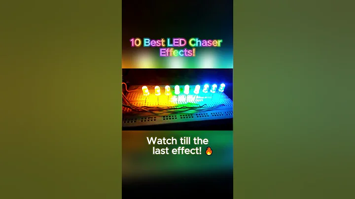 10 BEST LED Chaser Effects with Arduino 🔥#Shorts #LEDChaser  #arduinoproject #arduino   #Satisfying