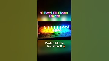 10 BEST LED Chaser Effects with Arduino 🔥#Shorts #LEDChaser  #arduinoproject #arduino   #Satisfying