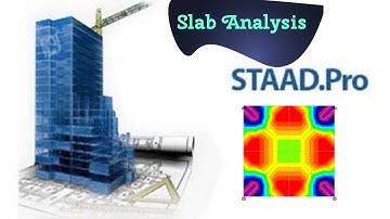 Slab Analysis in Staad Pro/ How to create and analyse slab in Staad pro