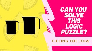 Logical Reasoning Math Puzzle With Answer | Filling The Jugs screenshot 4