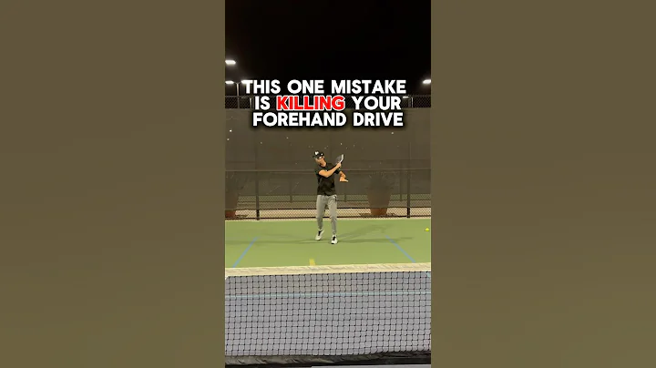 The #1 Mistake On Your Forehand Drive (And How To Fix It) ⚡️ #pickleball #pickleballtips #forehand d