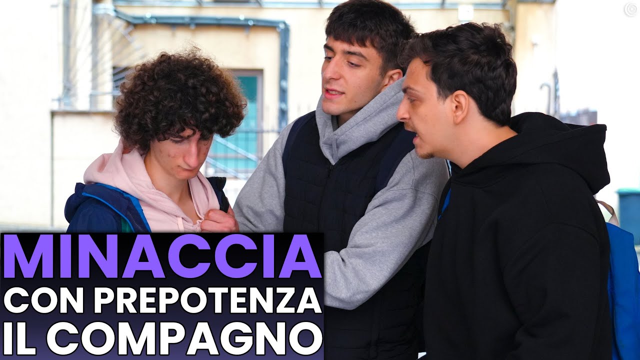 Minaccia con Prepotenza il Compagno di classe, Si Renderà conto di aver Commesso un grave Errore