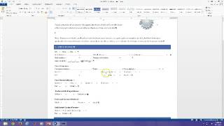 Microsoft Word 2013 Creating Inline and Print Forms