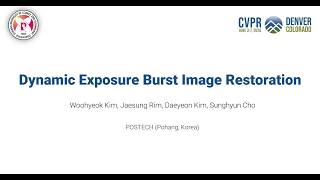 [CVPR 2026] Dynamic Exposure Burst Image Restoration