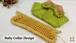 Easy Newborn Baby Sweater Knitting Tutorial | Top-Down Collar Design & Raglan Increase