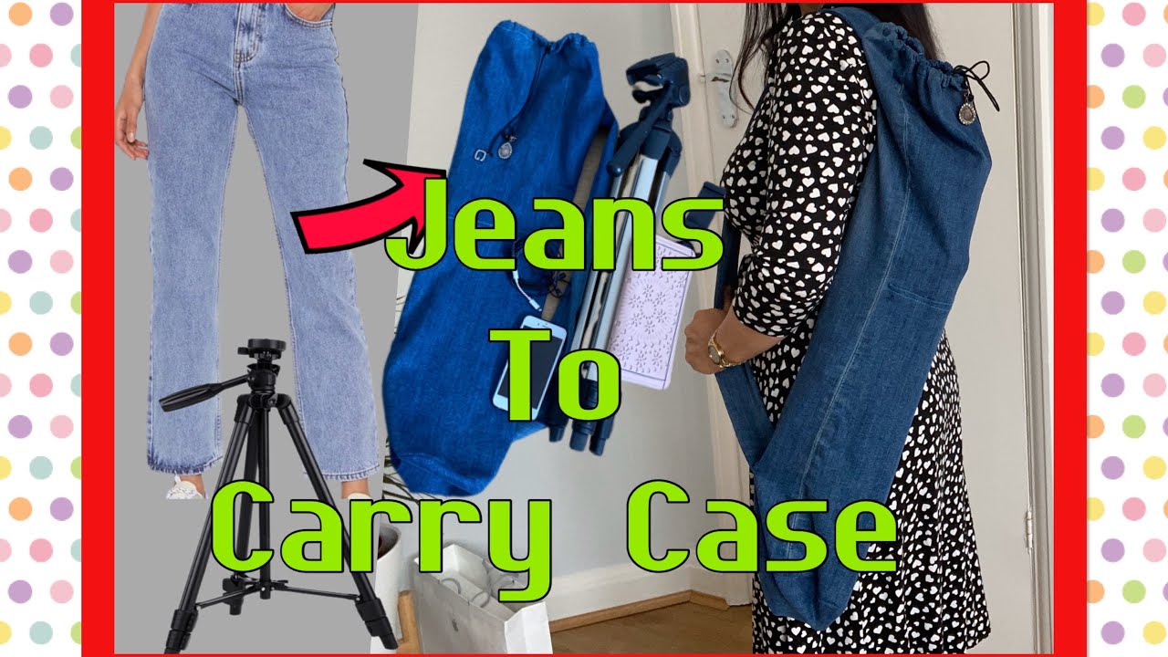 How to Transform your Jeans into Camera Stand Carry Case- inside Pocket!