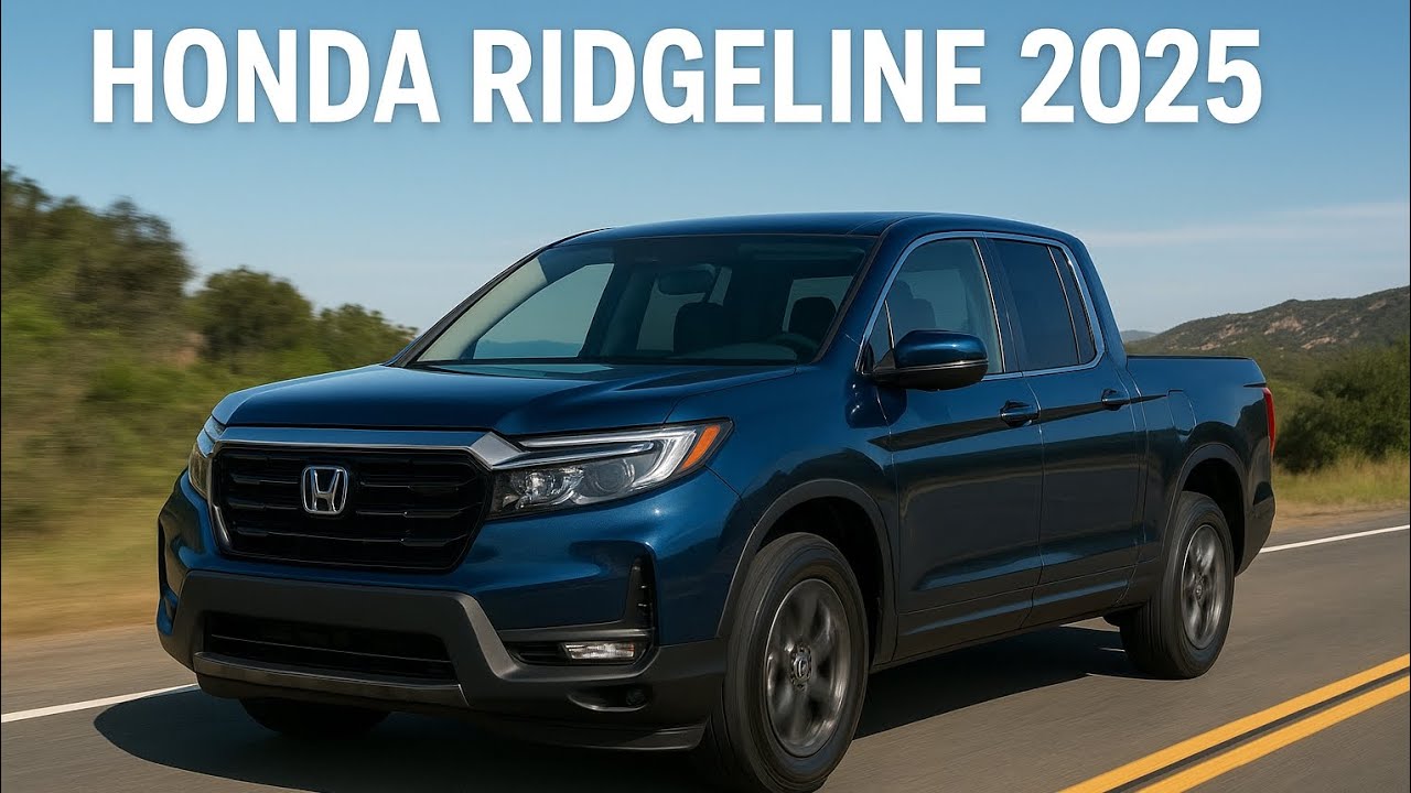Honda Ridgeline 2025 – The Perfect Blend of Comfort, Utility, and Everyday Practicality
